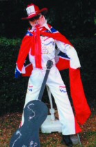 One of the scarecrows at the Harpole Village Festival