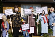 Click to Enlarge this image of a Harpole Scarecrow (2009/236.jpg)